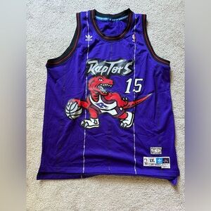 Vince Carter. Toronto Raptors. Hardwood Classics Jersey. AUTHENTIC, XXL